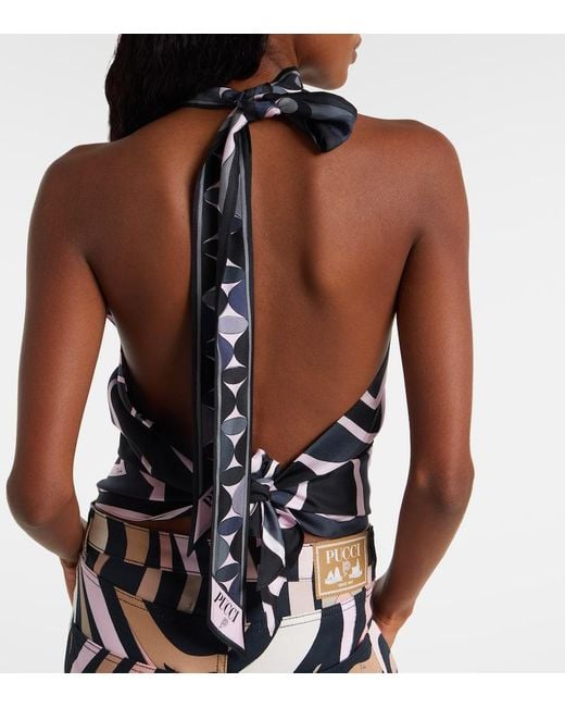 Top Iride di Emilio Pucci in Black