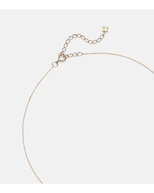 Mateo White 14Kt Pendant Necklace With Lapis Lazuli And Diamonds