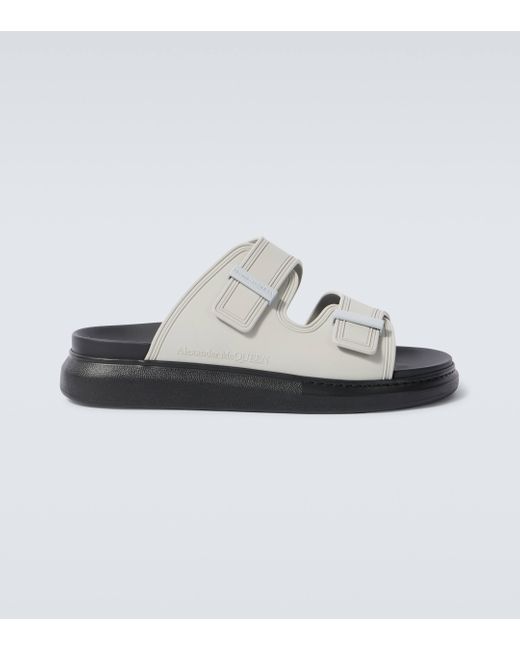 Alexander McQueen White Hybrid Sandals for men