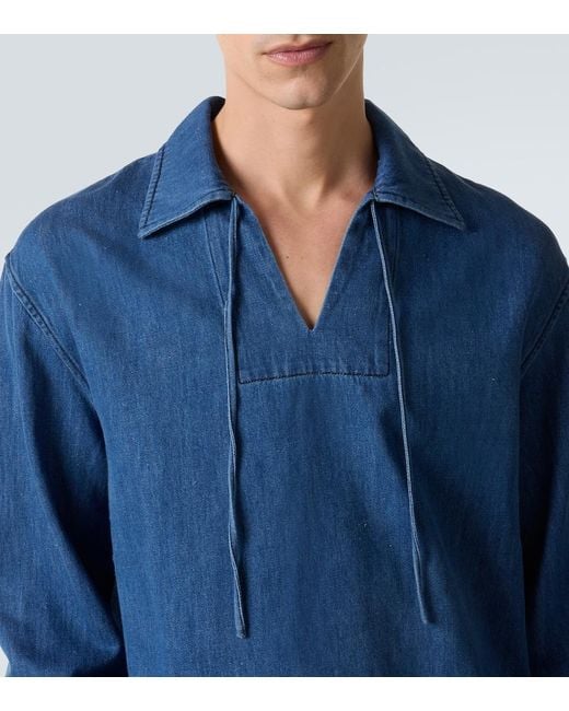 Commas Jeanshemd in Blue für Herren