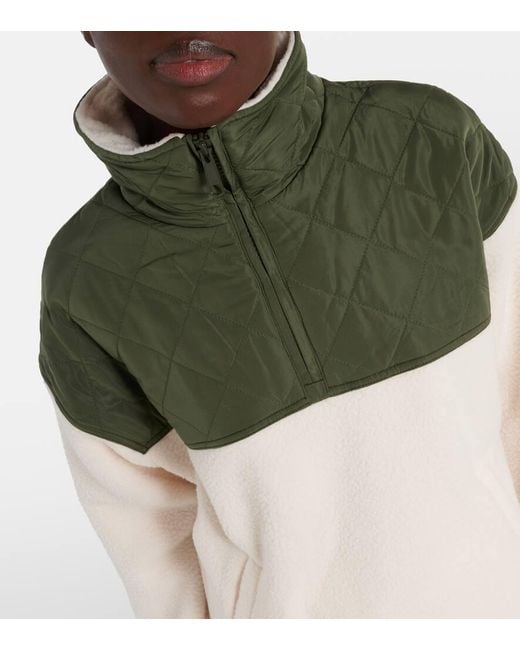 Sudadera Aster De Forro Polar The Upside de color Green