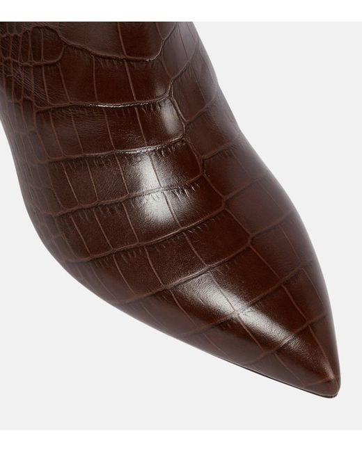 Paris Texas Brown Stiletto Heel Boots