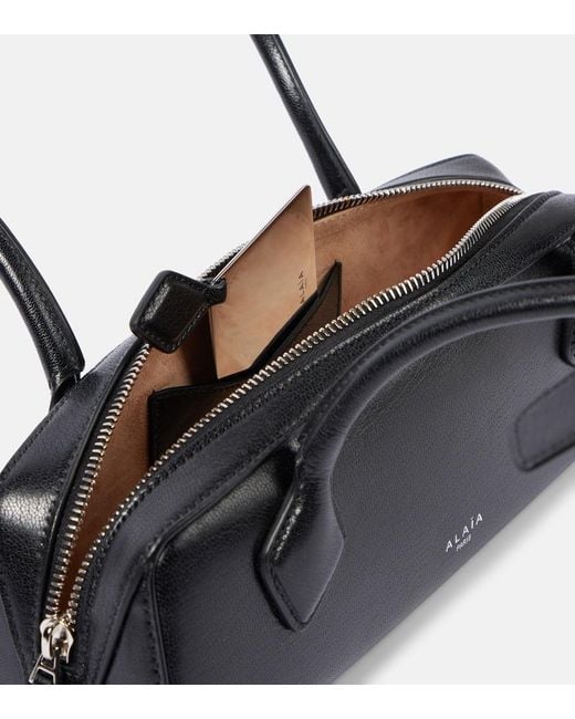 Alaïa Black Teckel Small Leather Shoulder Bag
