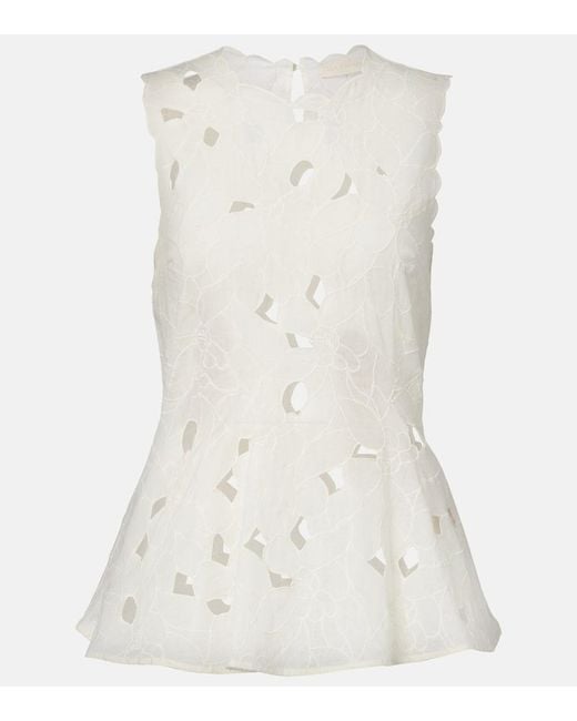 Top Ali di Ulla Johnson in White