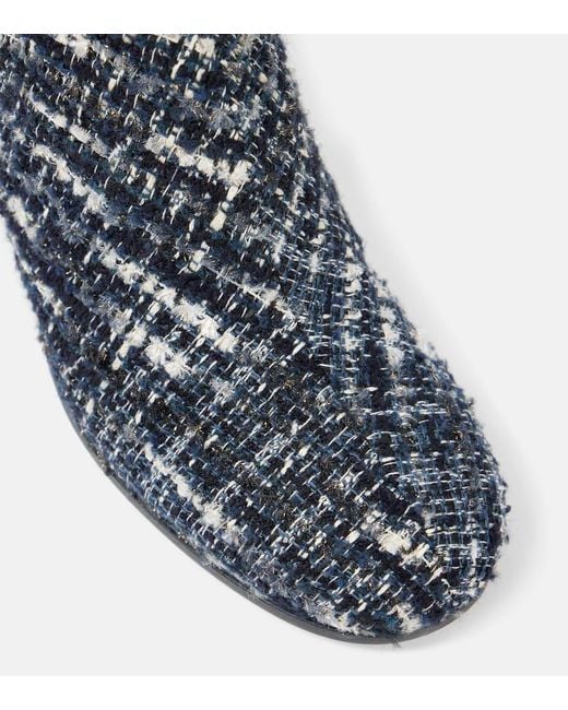 Gianvito Rossi Blue 45 Boucle Ankle Boots