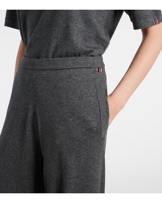 Extreme Cashmere Gray N°353 Relax Cotton-Blend Straight Pants