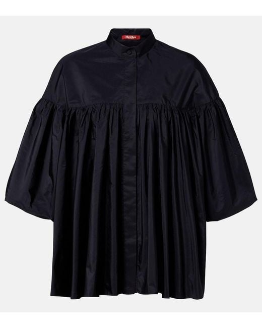 Max Mara Black Rea Oversized Top