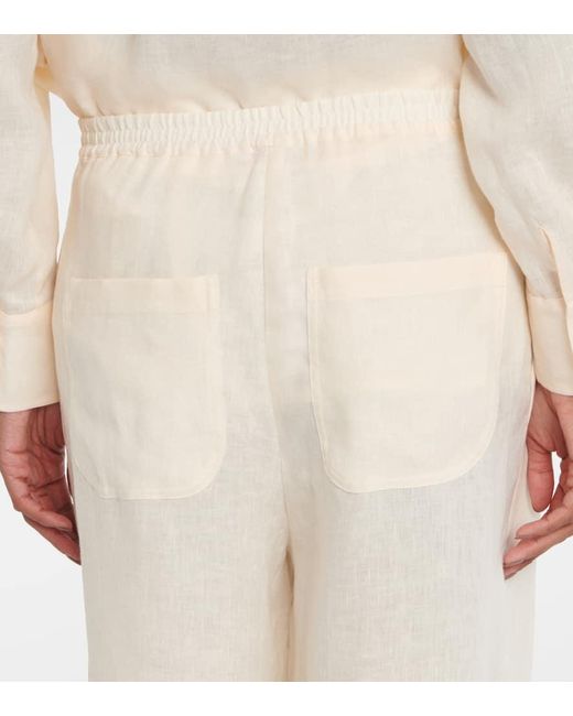 Eres Natural Weite Hose Select Aus Leinen