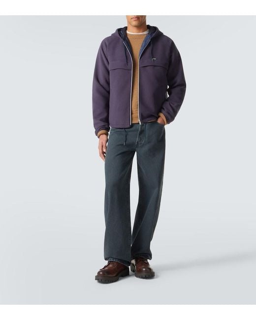 Prada Purple Hooded Jacket for men