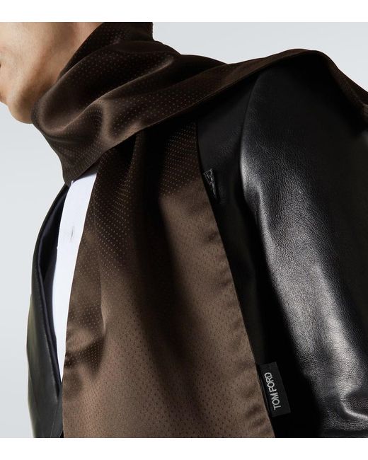 Tom Ford Schal Aus Seide in Brown für Herren
