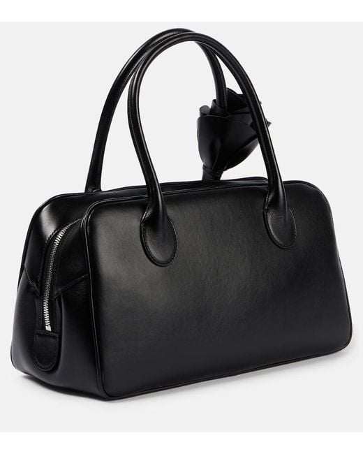 (Magda Butrym)Brigitte Small leather tote bag(国内発送) Brigitte leather tote bag in burgundy - Magda Butrym | Mytheresa