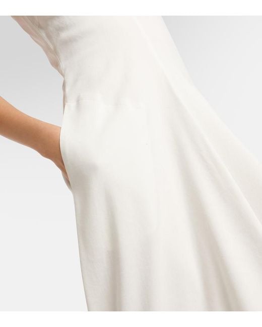 Proenza Schouler White Ruby Linen-Blend Midi Dress