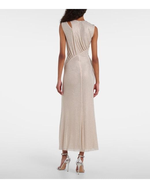 Robe Midi A Ornements Self-Portrait en coloris White