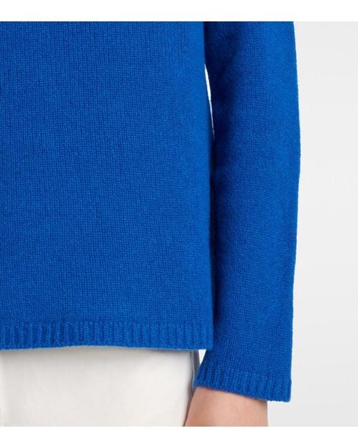 Max Mara Blue Georg Wool And Cashmere Sweater
