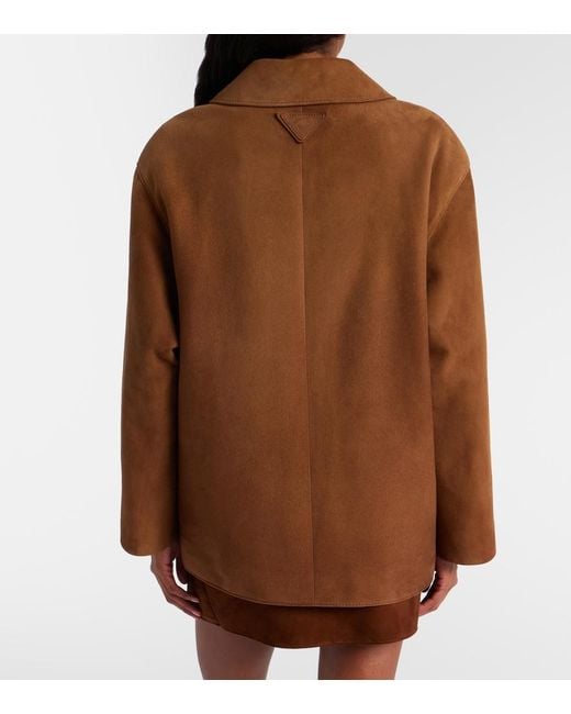 Prada Brown Suede Jacket