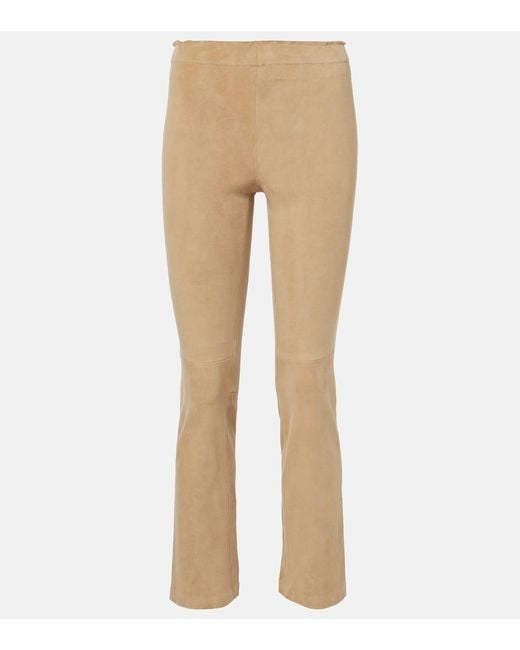 Stouls Natural Leggings Jp Twenty Aus Veloursleder