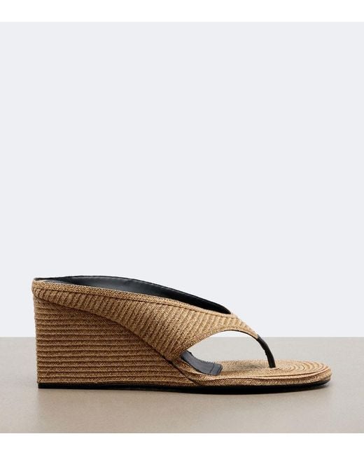 Alaïa Black Cube Wedge Sandals