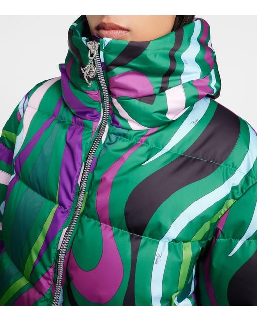 X Fusalp chaqueta de esqui cropped Emilio Pucci de color Green