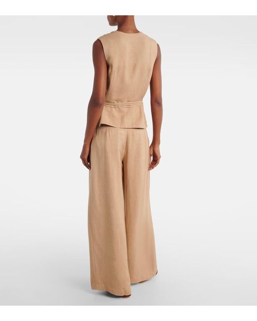 Faithfull The Brand Natural Felix Belted Vest