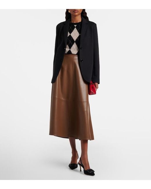 Max Mara Black Matollo Cotton-Blend Jersey Blazer
