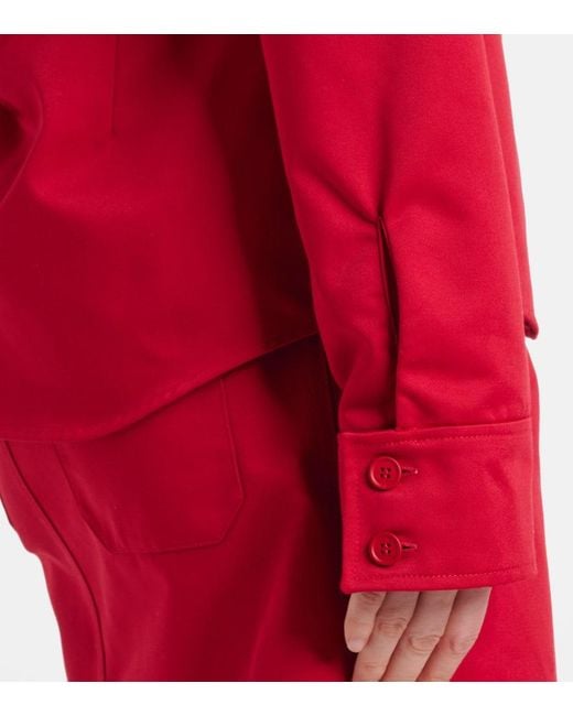 Courreges Red Logo Shirt
