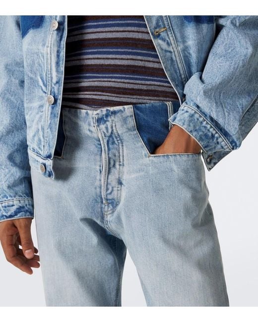 Maison Margiela Blue Straight Jeans for men