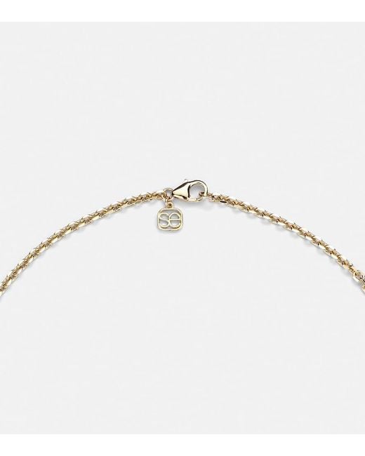 Sydney Evan White Puffy Icon Wallpaper Heart 14Kt Necklace With Diamonds