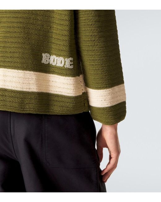 Camicia Marsh di Bode in Green da Uomo