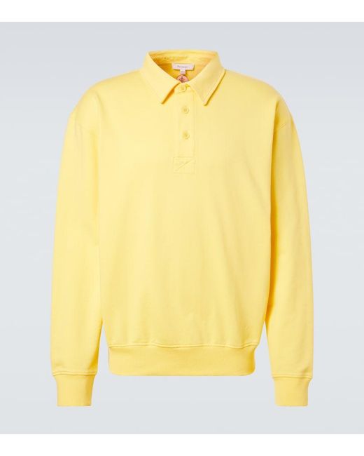 J.W. Anderson Yellow Cotton Jersey Polo Shirt for men