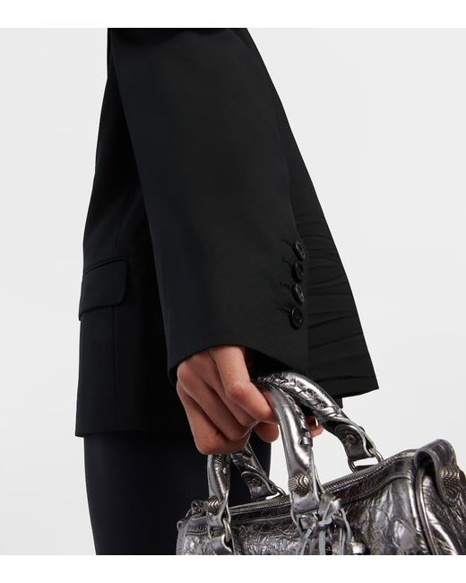 Blazer De Lana Balenciaga de color Black