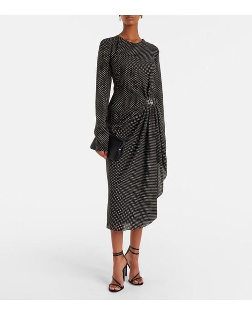 Tom Ford Black Satin Sandals