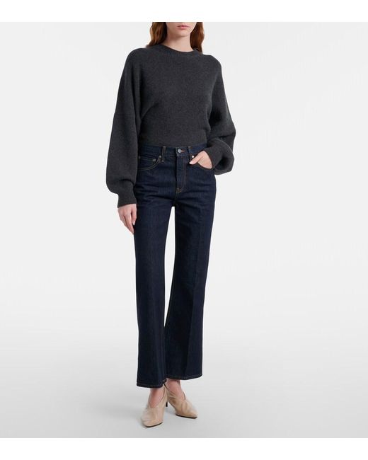 Khaite Blue Clara Flared Jeans