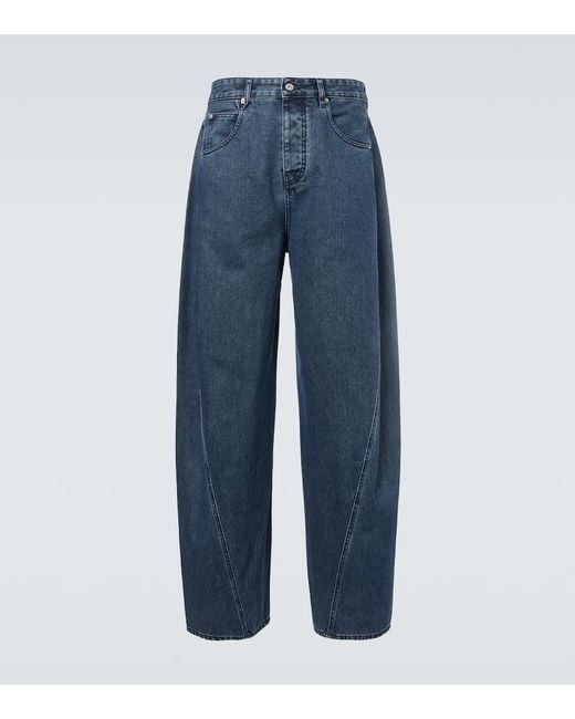 Jacquemus Blue Espiral De-Nimes Tapered Jeans for men