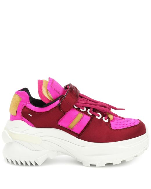 pink margiela sneakers