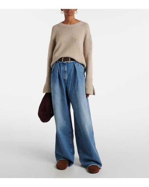 Alanui Blue Wide-Leg Jeans