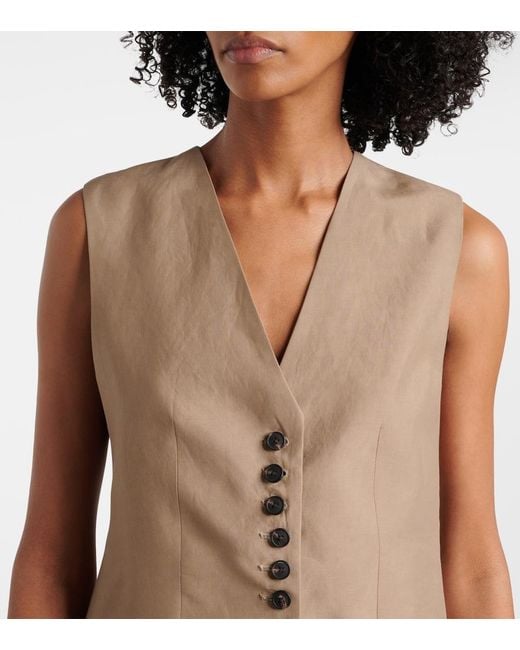 Rohe Natural Single-Breasted Vest