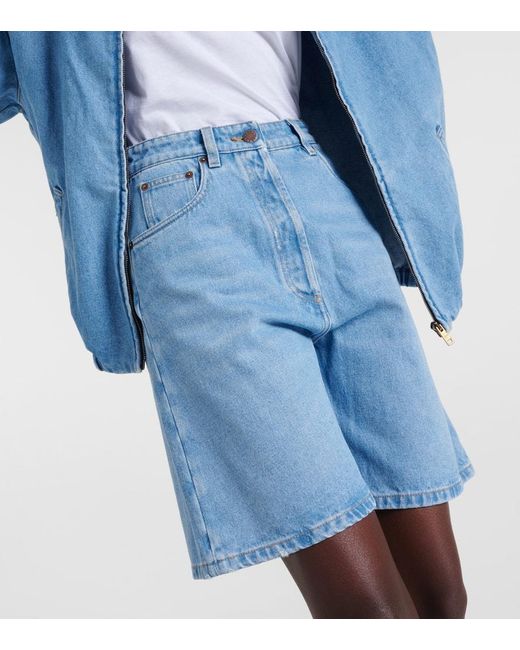 Prada Blue Bermuda-Shorts aus Denim