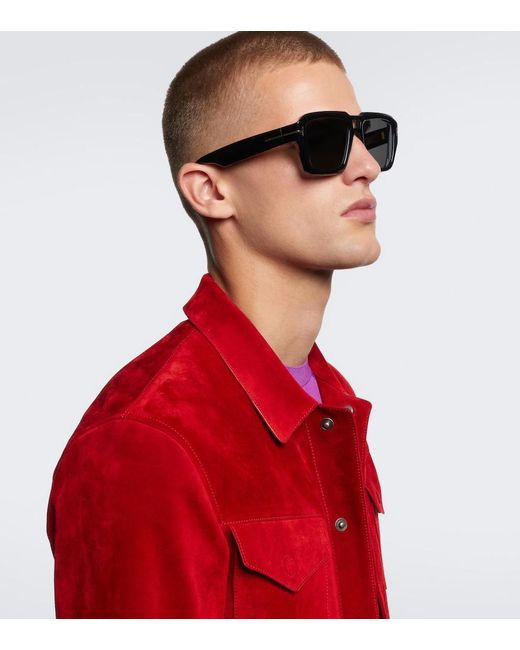 Tom Ford Brown Icon Navigator Sunglasses for men
