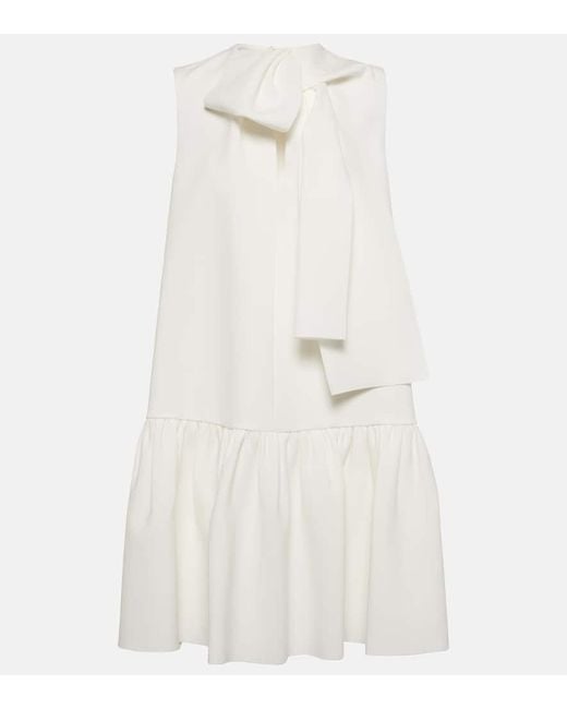 Novia - vestido corto Petra con lazo Roksanda de color White
