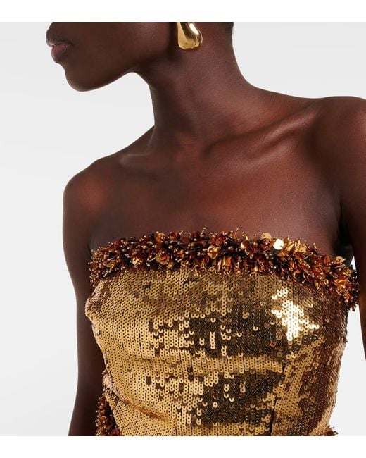 ◆関税込◆【REBECCA VALLANCEC】Golden Hour sequined gown Rebecca Vallance Golden Hour sequined gown Rebecca Vallance