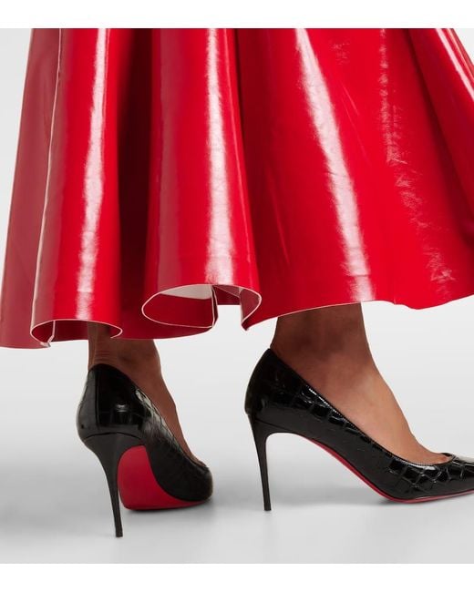 Christian Louboutin Black Pumps Kate 85 Aus Leder