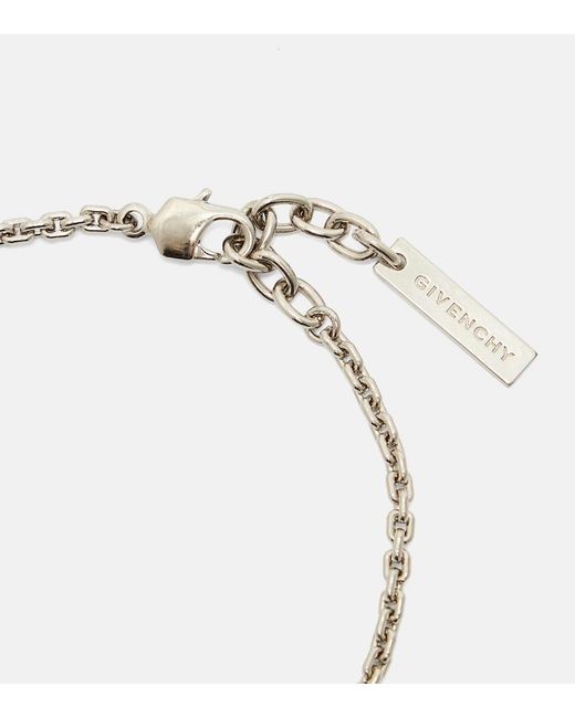 Givenchy White Embellished Bracelet