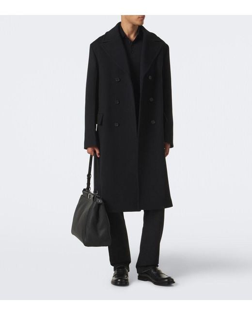 Fendi Black My Peekaboo Leather Tote Bag for men