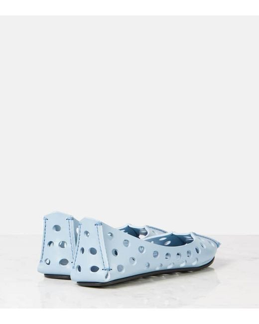 Alaïa Blue Ballet Flat