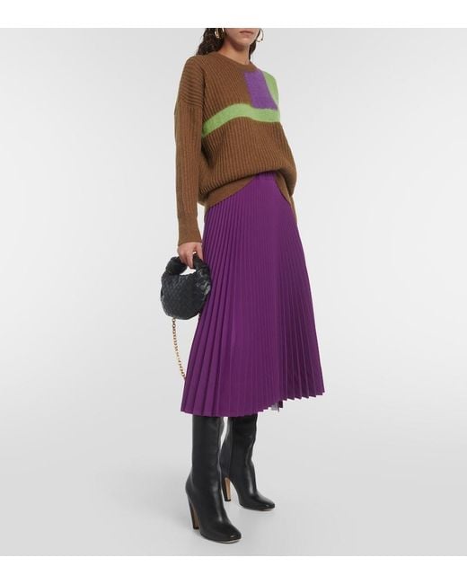 Plan C Green Wool And Cashmere Sweater