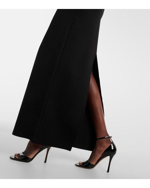 Staud Black Petunia Maxi Skirt