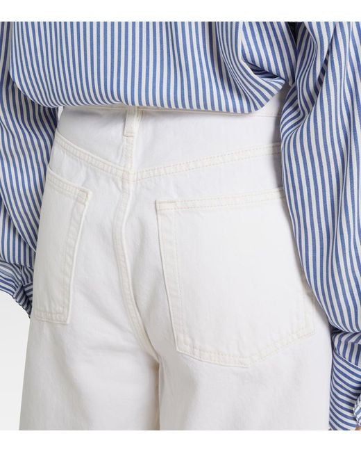 FRAME White The Boy Denim Bermuda Shorts