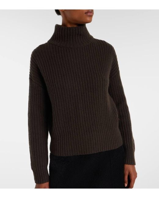 Lisa Yang Black Julina Cashmere Turtleneck Sweater