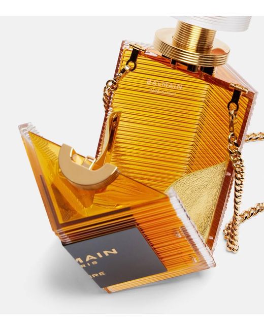 Balmain Black Schultertasche Minaudiere