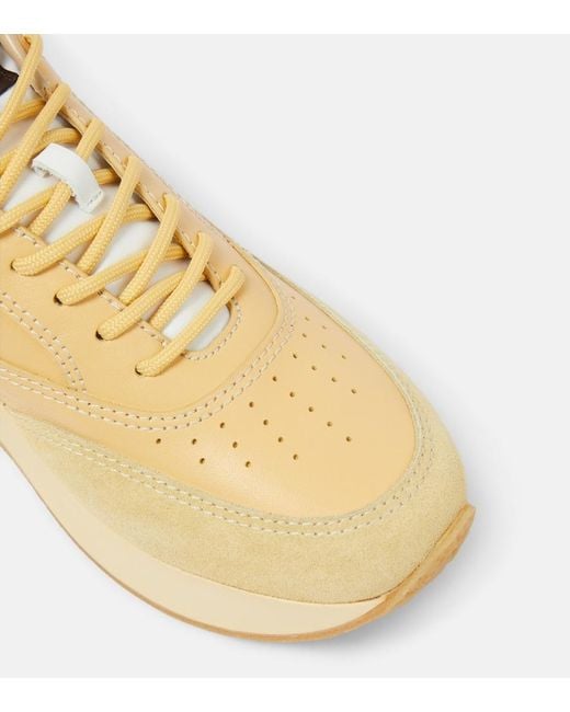 Jacquemus Natural La Daddy Leather Sneakers